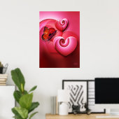 新しい恋のハート ポスター (ホームオフィス)