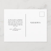 新しい愛犬 |シンプルの写真のお知らせ インビテーションポストカード (裏面)