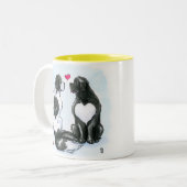 新しい愛 ツートーンマグカップ (正面左)