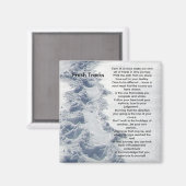 新しい感動的トラックのギフト マグネット (正面/裏面)