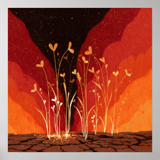 新しい成長 – Solarpunkポスター ポスター