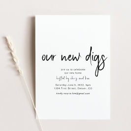 新しい我が家の新築パーティー招待状 招待状