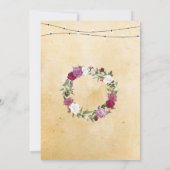 新しい我が家の鍵の引き渡し　ホームスイートホーム　田舎風の招待状 招待状 (裏面)