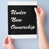 新しい所有権の下 チラシ (手)