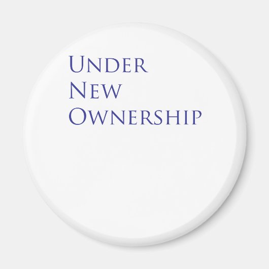 新しい所有権の下 マグネット (正面)