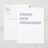 新しい所有者の下で ポストカード (正面/裏面)