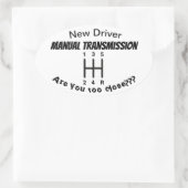 新しい手動送信ドライバシール 楕円形シール (バッグ)