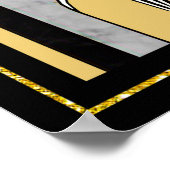 新しい抽象芸術アールデコ ポスター (角)