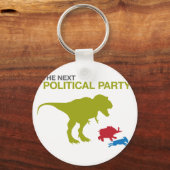 新しい政治パーティー キーホルダー (正面)