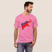 新しい政治的ゾウ Tシャツ (正面フル)