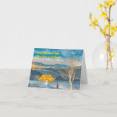 . .新しい故郷を祝う カード (黄色い花)