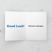 新しい新しい仕事ができておめでとう カード (内部)