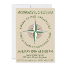 新しい方向コンパスが退職遠くにパーティーへ