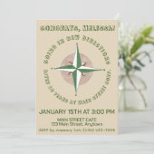 新しい方向コンパスが退職遠くにパーティーへ 招待状 (スタンド正面)