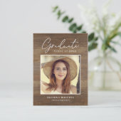 新しい旅素朴の卒業発表ポストカー ポストカード (スタンド正面)