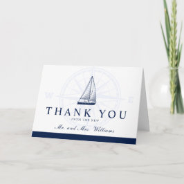 新しい旅行の航海のなスタイルは感謝していしています サンキューカード