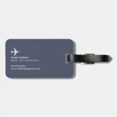 新しい旅行アドベンチャー上品な荷物タグ ラゲッジタグ (裏面横)