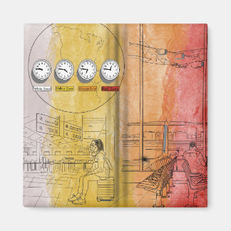 新しい旅行ルート マグネット