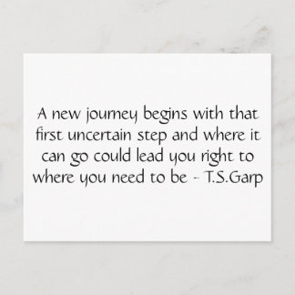 新しい旅 ポストカード