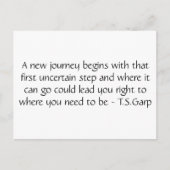 新しい旅 ポストカード (正面)