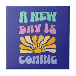 新しい日がやってくる タイル