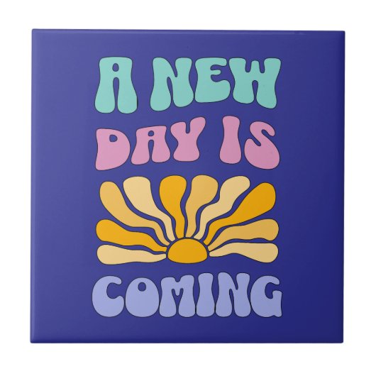 新しい日がやってくる タイル (正面)