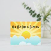 新しい日が明ける ポストカード (スタンド正面)