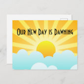 新しい日が明ける ポストカード (正面/裏面)