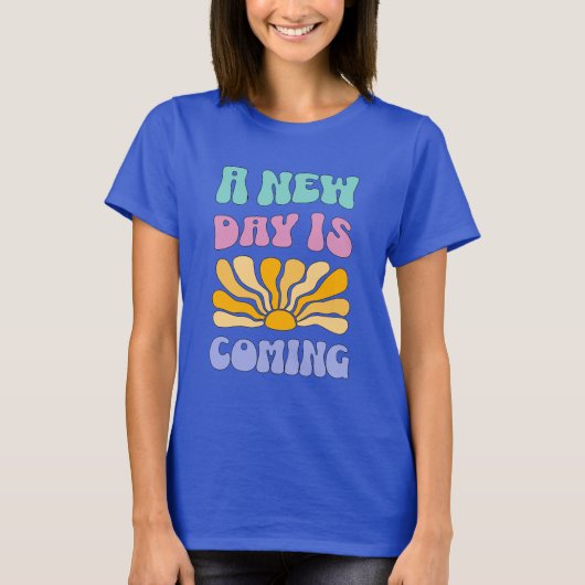 新しい日が来る Tシャツ (正面)