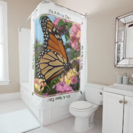 新しい日だ シャワーカーテン