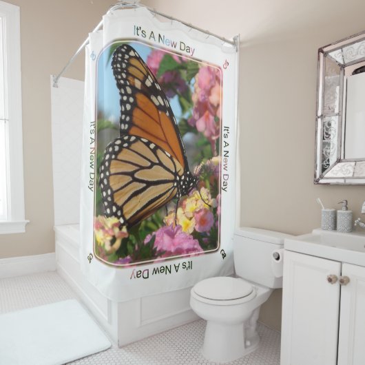 新しい日だ シャワーカーテン (インサイチュ)