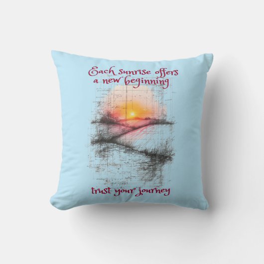 新しい日の出 クッション (正面)