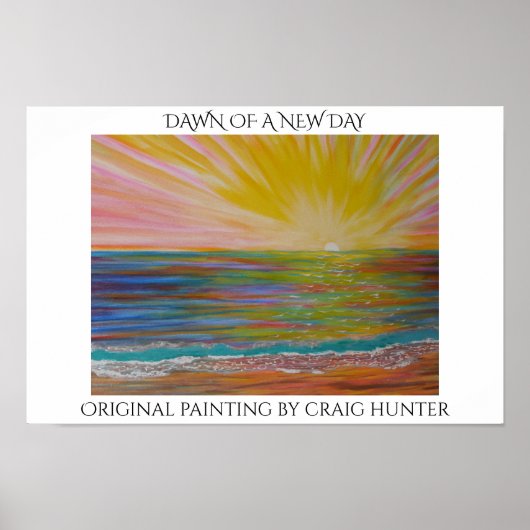 新しい日の夜明け ポスター (正面)