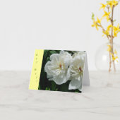 新しい日の庭は健康なカードに白いシャクヤクYを得ます カード (黄色い花)