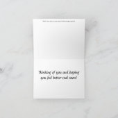 新しい日の庭は健康なカードに白いシャクヤクYを得ます カード (内部)