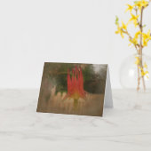 新しい日の庭Notecardはオダマキ(植物) Aできます カード (黄色い花)