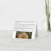 新しい日の庭Notecardはオダマキ(植物) Aできます カード (裏面)