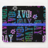 新しい日の新しい開始編集可能な個人用設定 マウスパッド (正面)