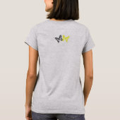 新しい日の灰色のTシャツの選挙。 Tシャツ (裏面)