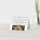 新しい日はアイリスNotecard-の「Youへのベージュ色庭いじりをします カード (裏面)