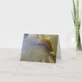 新しい日はアイリスNotecard-の「Youへのベージュ色庭いじりをします カード (正面)