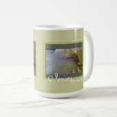 新しい日は生存芸術マグのアイリス庭いじりをします コーヒーマグカップ (正面右)