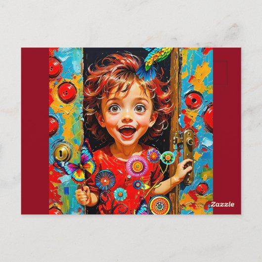 新しい日を迎えたくてたまらない ポストカード (裏面)