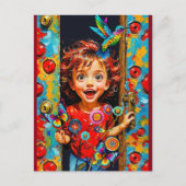 新しい日を迎えたくてたまらない ポストカード (正面)