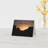 新しい日ノートカード! カード (黄色い花)