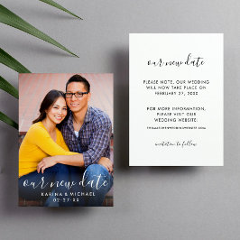 新しい日付の手書き結婚スクリプトの写真 セーブザデート