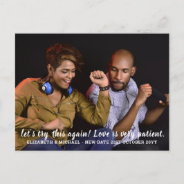 新しい日付のBUDGET写真結婚の ポストカード