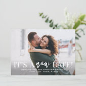 新しい日付編集可能な色日付カードを変更する サンキューカード (スタンド正面)