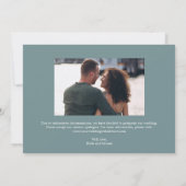 新しい日付編集可能な色日付カードを変更する サンキューカード (裏面)