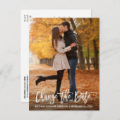 [新しい日付]日付ブラシスクリプモダントを変更する ポストカード (正面/裏面)